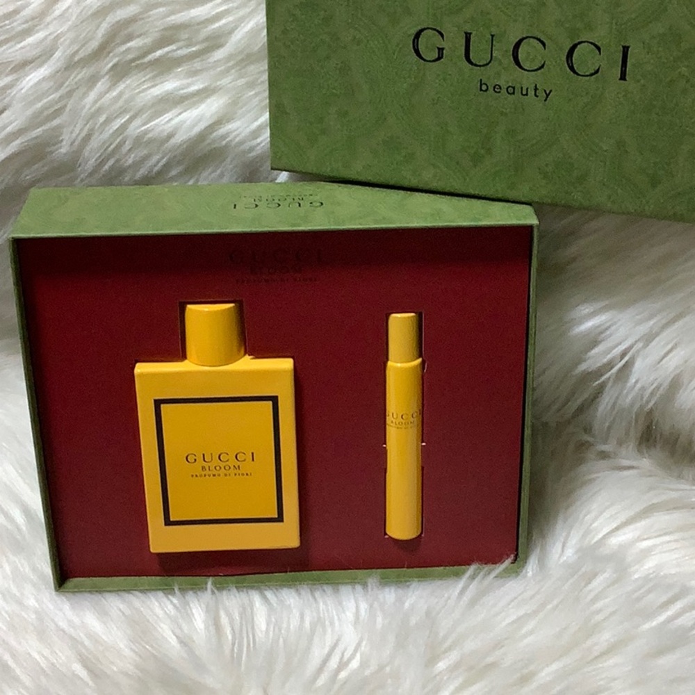 Gucci Bloom Fragrance Set in Yellow and Green